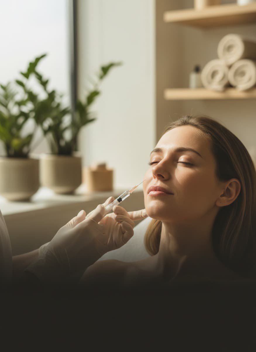Aesthetic injectable treatment at Nuvera Aesthetics and Wellness in Raleigh